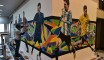 CDM : Les travaux d'un artiste brésilien sur les murs de l'aéroport de Sao Paulo