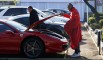 Les images de la Ferrari d'Arturo Vidal avant et après l'accident