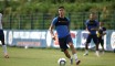 Boudebouz et Bensebaini aujourd’hui à l’entraînement de Montpellier