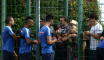 Boudebouz et Bensebaini aujourd’hui à l’entraînement de Montpellier