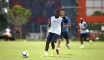 Boudebouz et Bensebaini aujourd’hui à l’entraînement de Montpellier