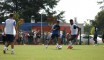 Boudebouz et Bensebaini aujourd’hui à l’entraînement de Montpellier