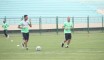 Décrassage pour les Verts ce matin