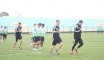 Décrassage pour les Verts ce matin