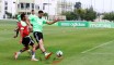 EN : Cinquième jour de stage pour les verts