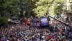La parade du FC Barcelone dans les rues de la ville