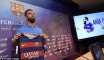 La présentation d'Arda Turan à la presse catalane