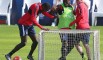 L'entrainement du PSG au Qatar
