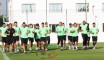 Premier entrainement pour les verts au CTN
