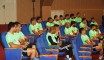 Premier entrainement pour les verts au CTN