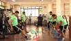 Premier entrainement pour les verts au CTN