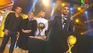 Ryad Mahrez lors de la cérémonie du Ballon d'Or