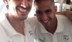 Selfie des joueurs de l'EN à l'aéroport 